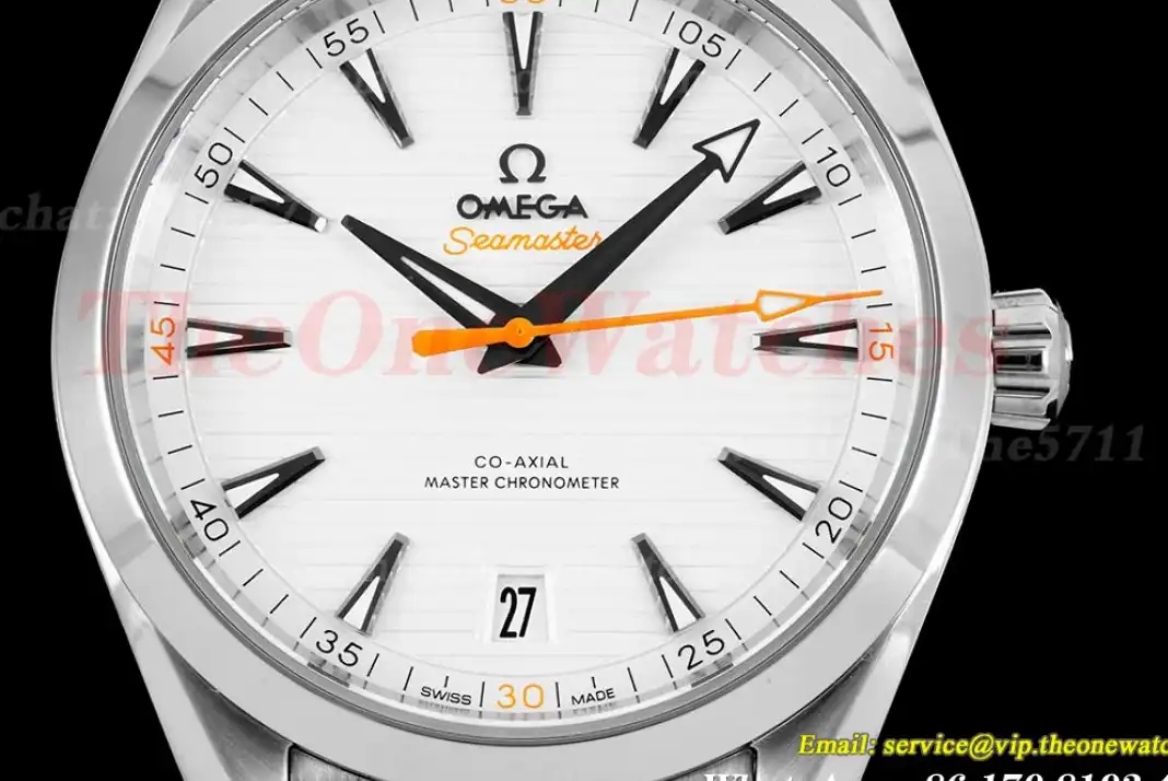 Aqua Terra 150m 41mm Master SS SS White Dial VSF A8900 Super Clone