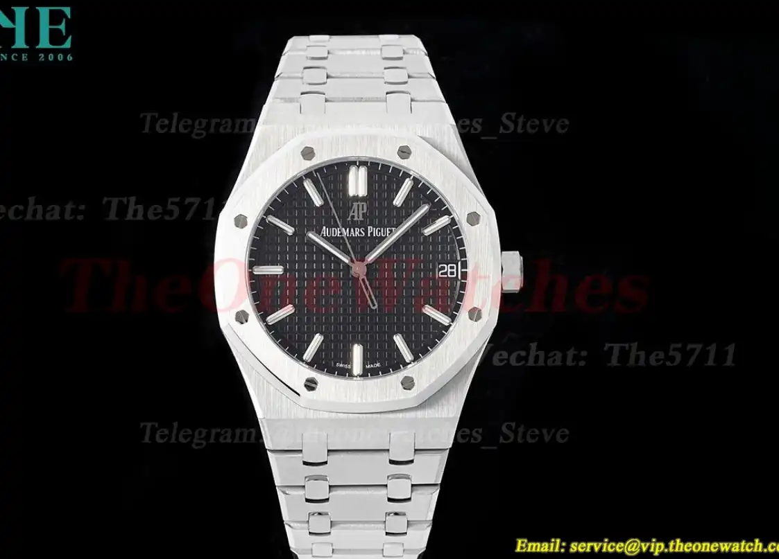 Royal Oak 41mm 15500 SS SS Black Dial SF A4302 Super Clone