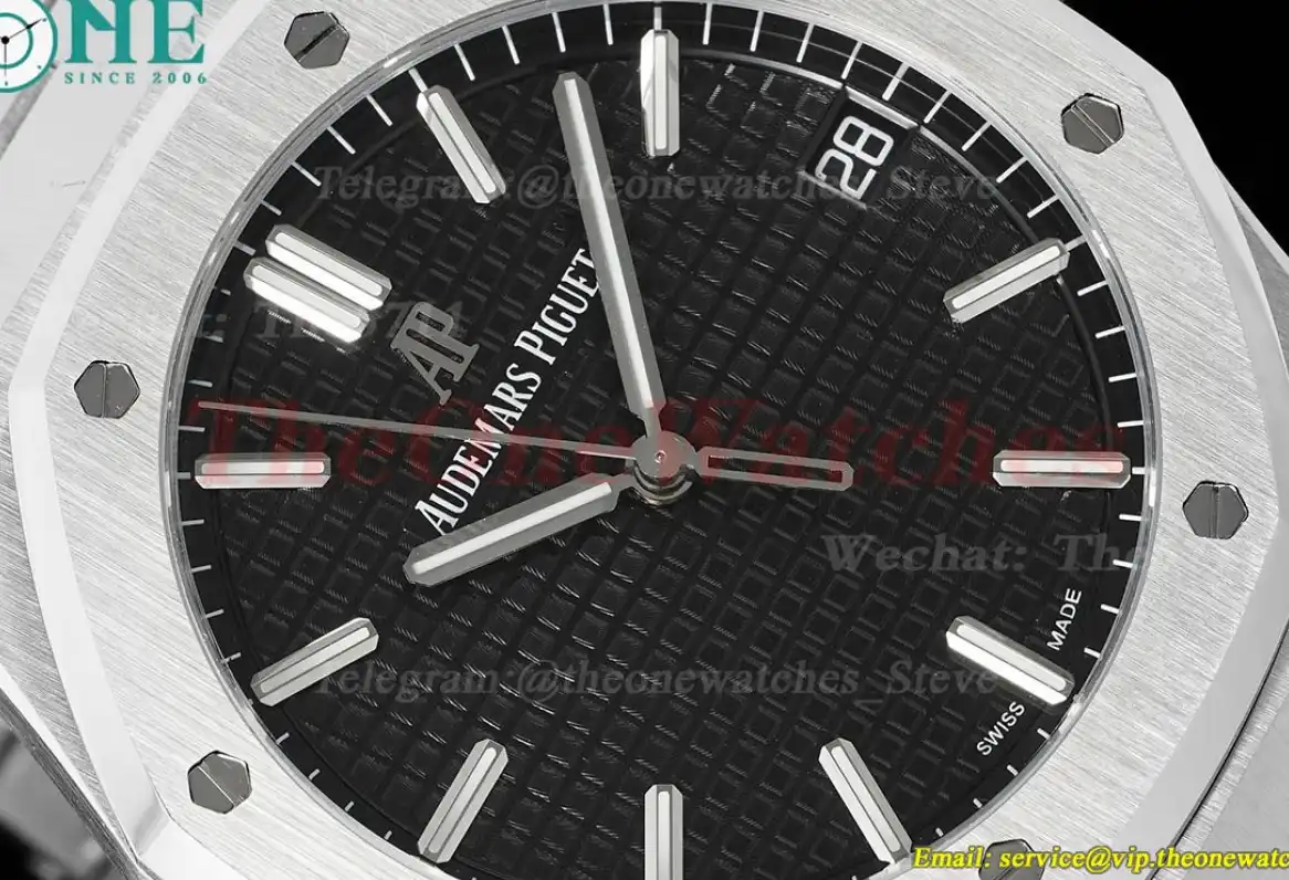 Royal Oak 41mm 15500 SS SS Black Dial SF A4302 Super Clone