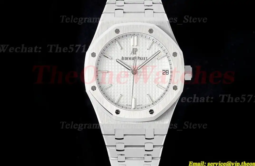 Royal Oak 41mm 15500 SS SS White Dial SF A4302 Super Clone