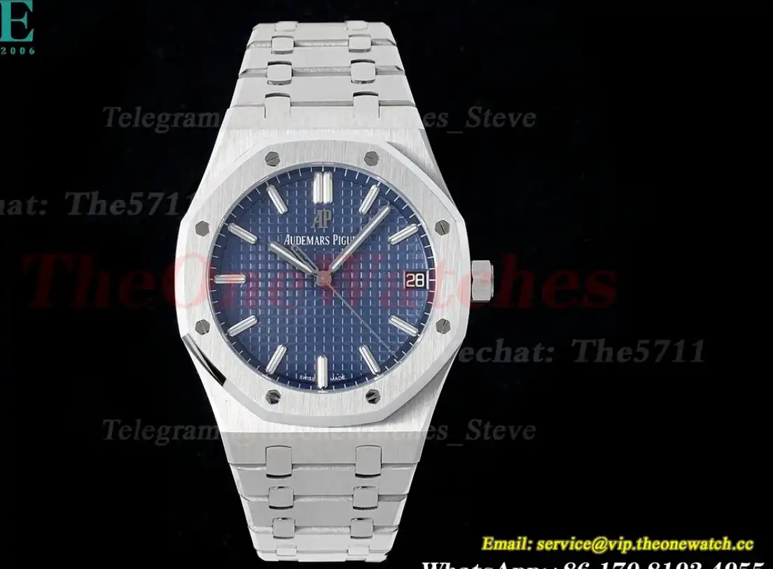 Royal Oak 41mm 15500 SS SS Blue Dial SF A4302 Super Clone