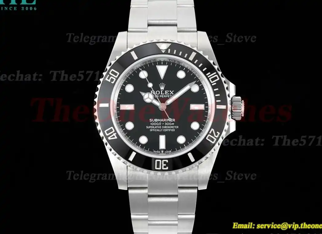 Submariner 124060LN 41mm No Date SS SS Black Dial Clean SH3230