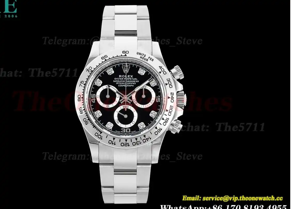 Daytona 116509 40mm Black Dial SS SS BTF SA4130