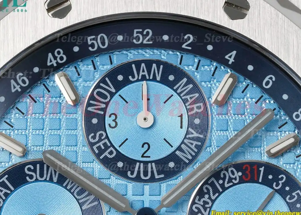 Royal Oak Perpetual Cal 26574 SS SS Ice blue APSF A5134