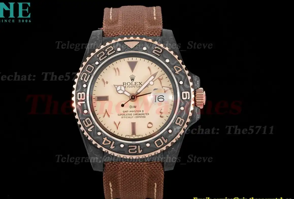 GMT Master II DIW 40mm Num FC NY Cream Arab DIWF A3285