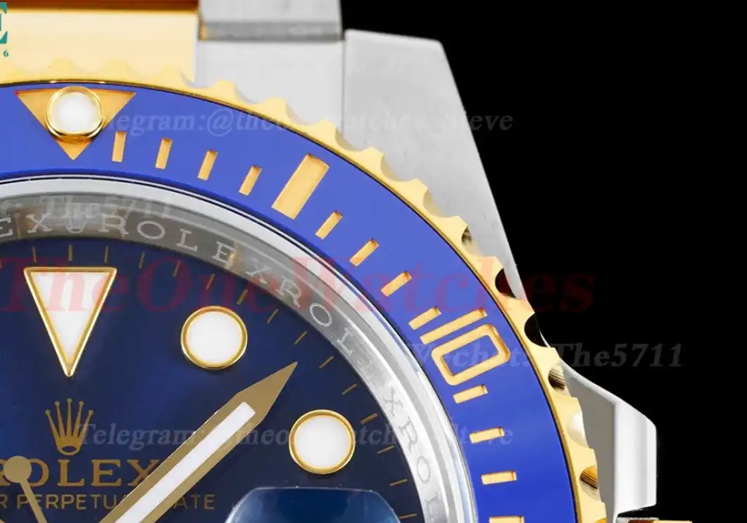 Submariner 116613LB 40mm 904L YG SS Blue Dial EWF VR3135