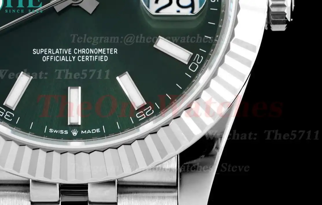 Datejust 126334 41mm Jub SS SS Green Stk VSF VS3235