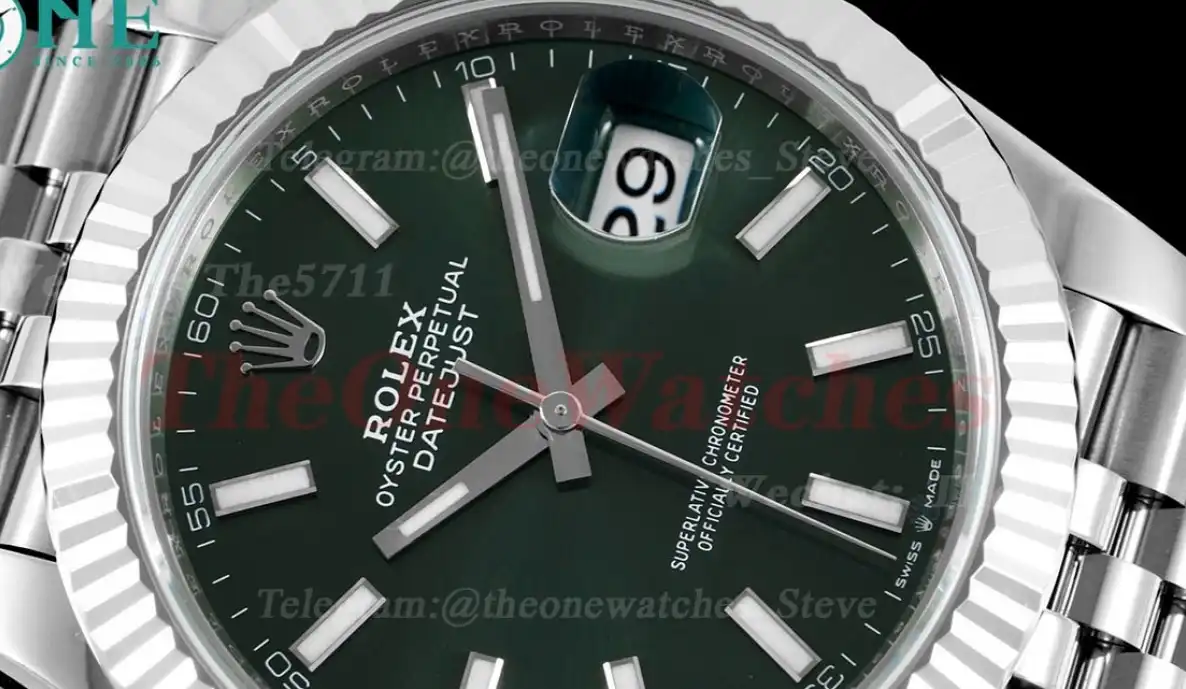 Datejust 126334 41mm Jub SS SS Green Stk VSF VS3235