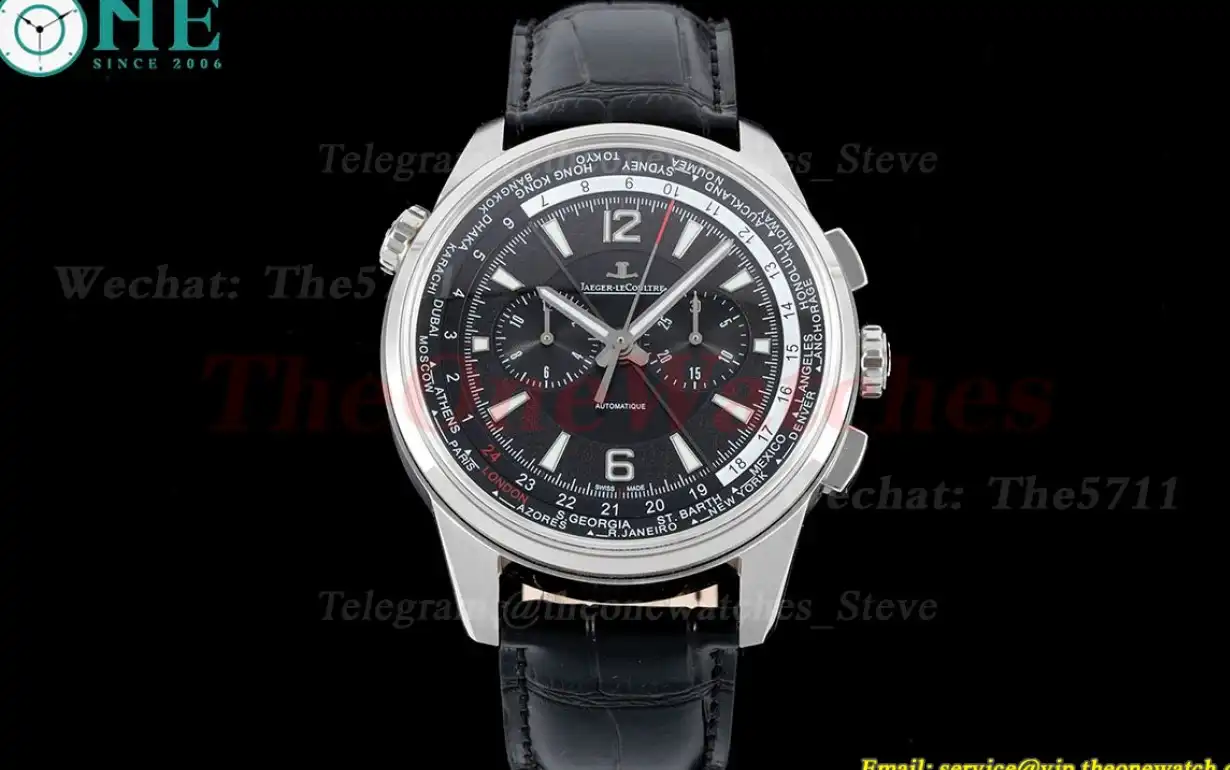 Polaris World Time Chrono SS LE Black HKF A7750