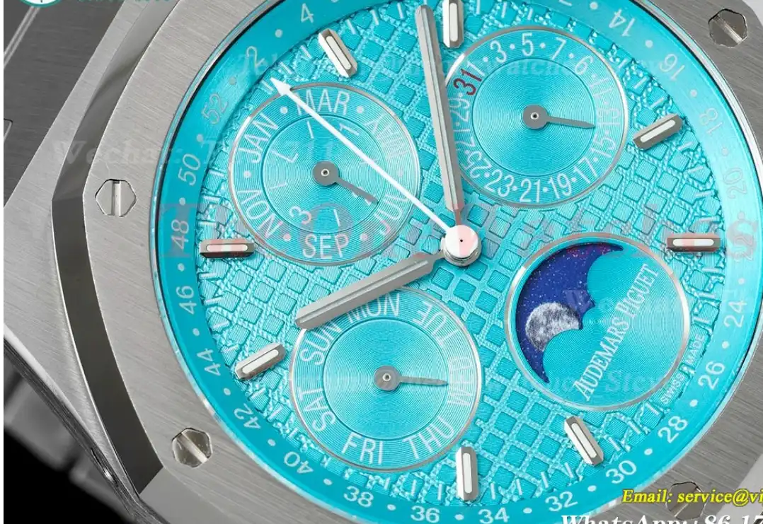 Royal Oak Perpetual Cal 26574 SS SS Tiffany blue APSF A5134