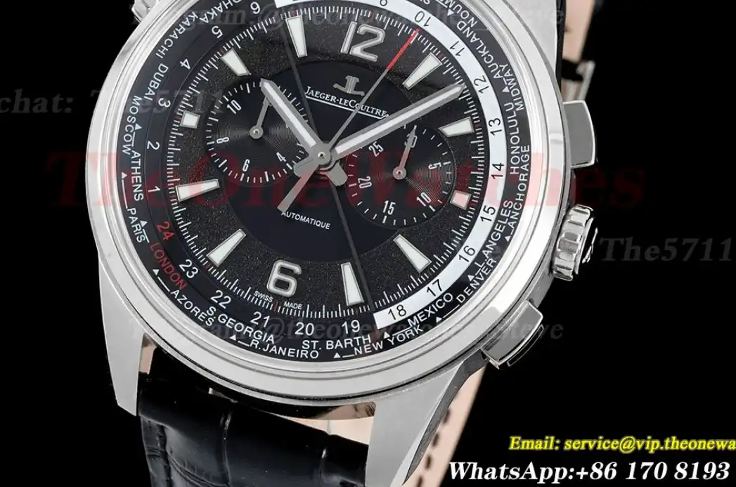 Polaris World Time Chrono SS LE Black HKF A7750