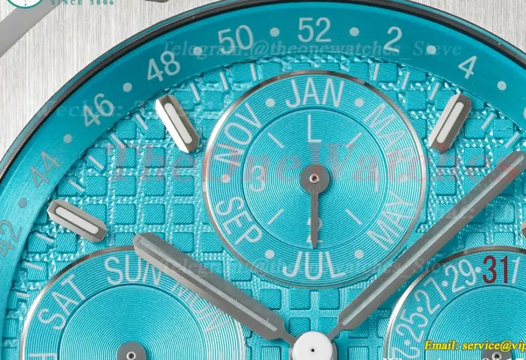 Royal Oak Perpetual Cal 26574 SS SS Tiffany blue APSF A5134