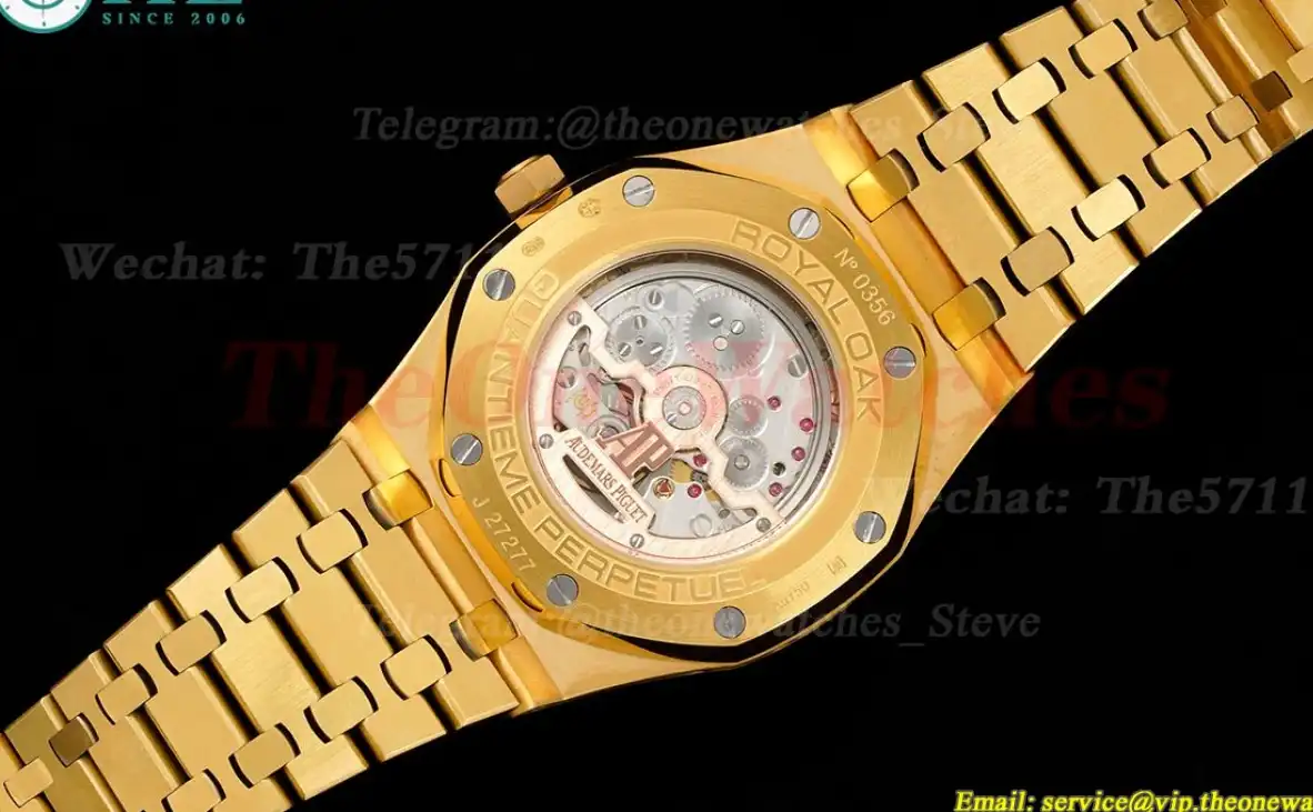 Royal Oak Perpetual Cal 26574 YG YG Gold Stk APSF A5134