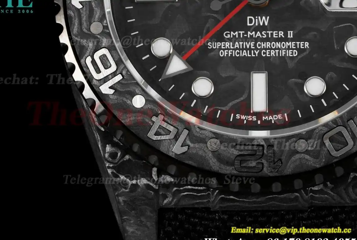 GMT Master II DIW 40mm Num FC NY Black Dot DIWF A3285