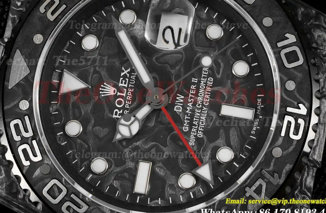 GMT Master II DIW 40mm Num FC NY Black Dot DIWF A3285