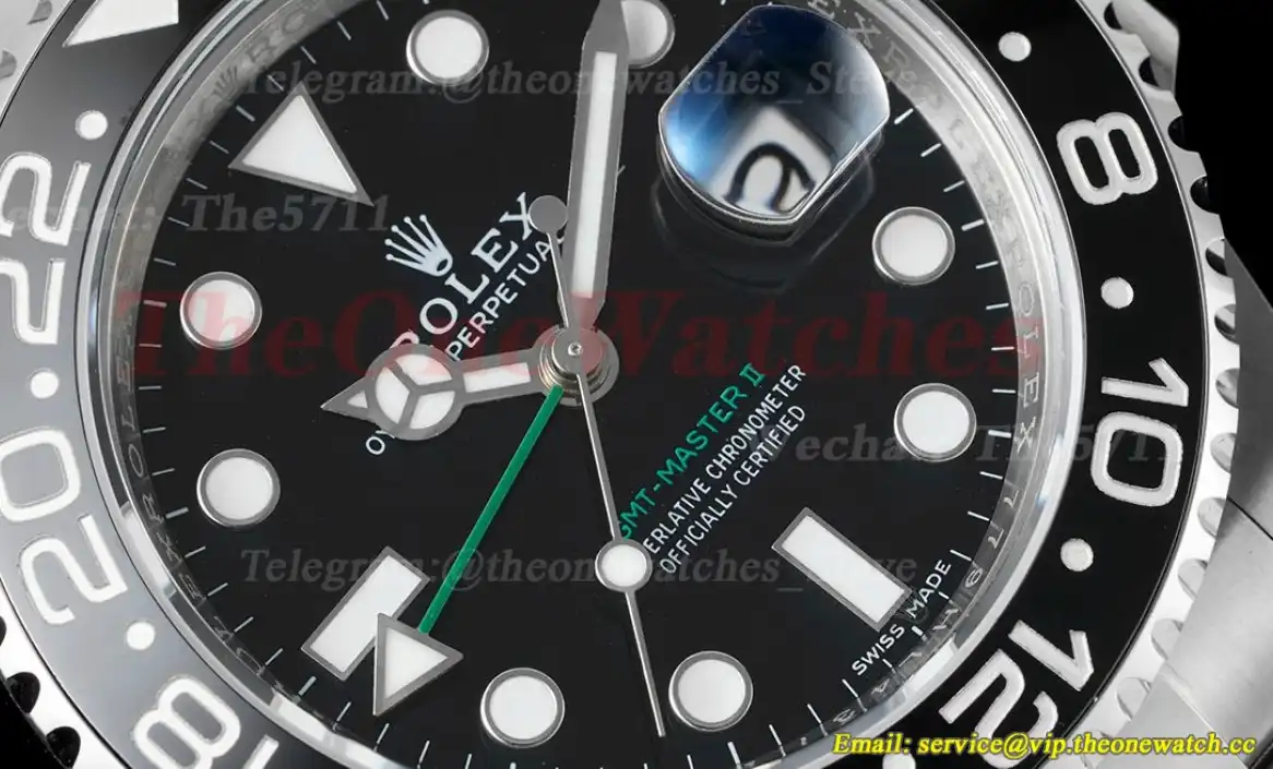 GMT Master II 116710LN Black Ceramic 904L Steel APSF Black Dial VR3186