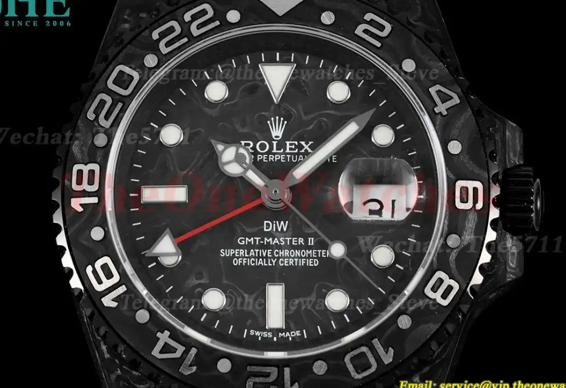 GMT Master II DIW 40mm Num FC NY Black Dot DIWF A3285