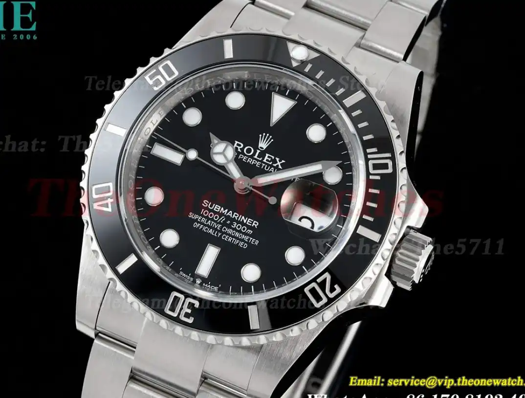 Submariner 126610LN 41MM 904L SS SS Black Bezel ZF VR3235