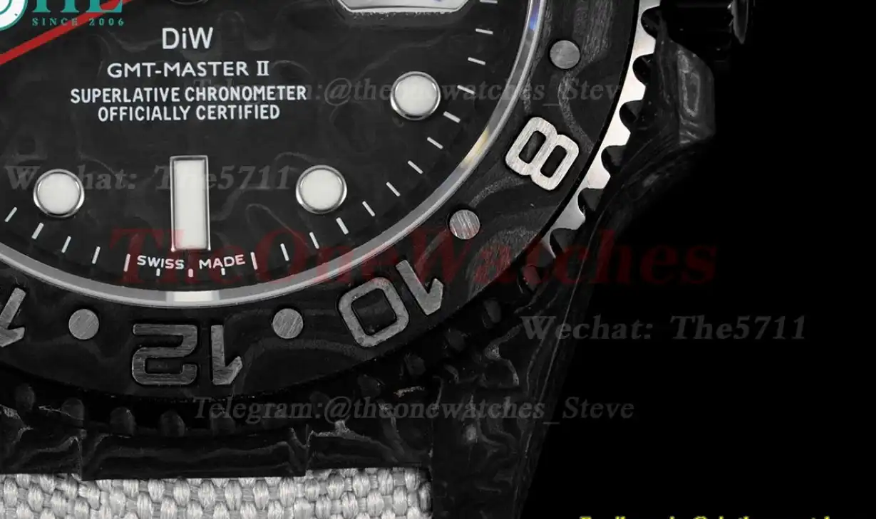 GMT Master II DIW 40mm Num FC NY Black Dot DIWF A3285