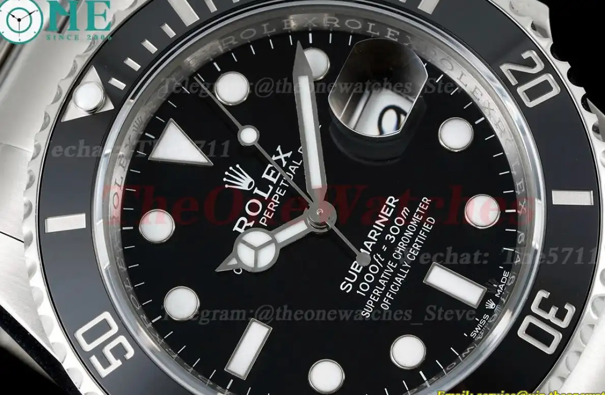 Submariner 126610LN 41MM 904L SS SS Black Bezel ZF VR3235