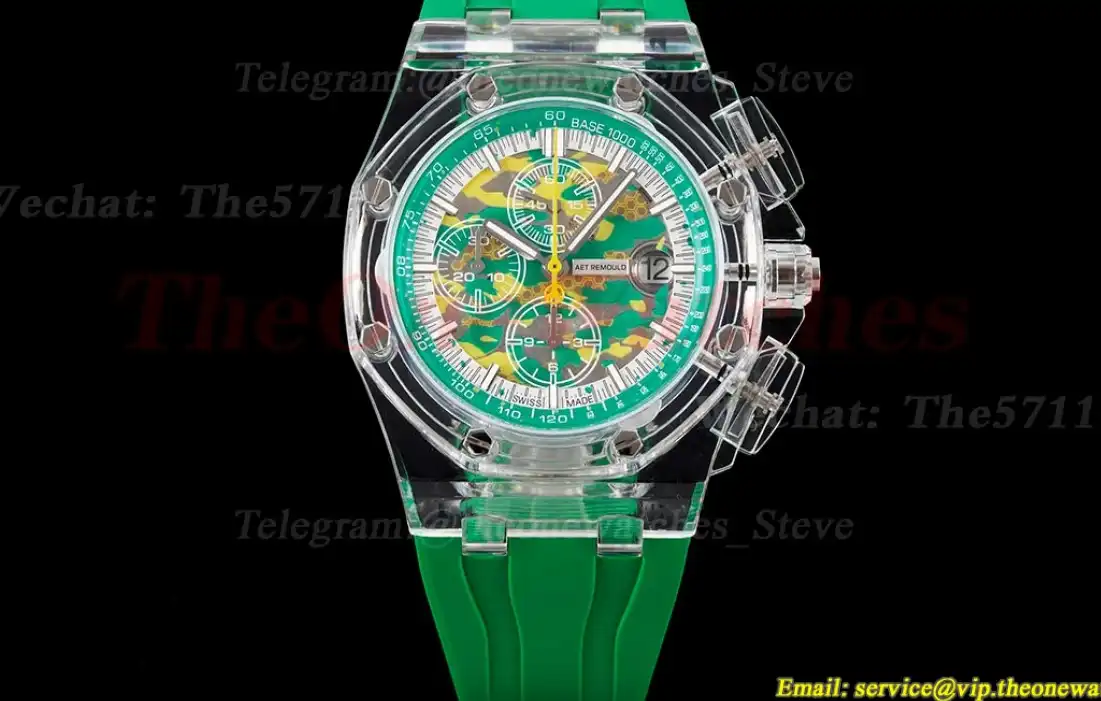 Royal Oak Offshore 44mm Acrylic RU Green APF V2 A3126