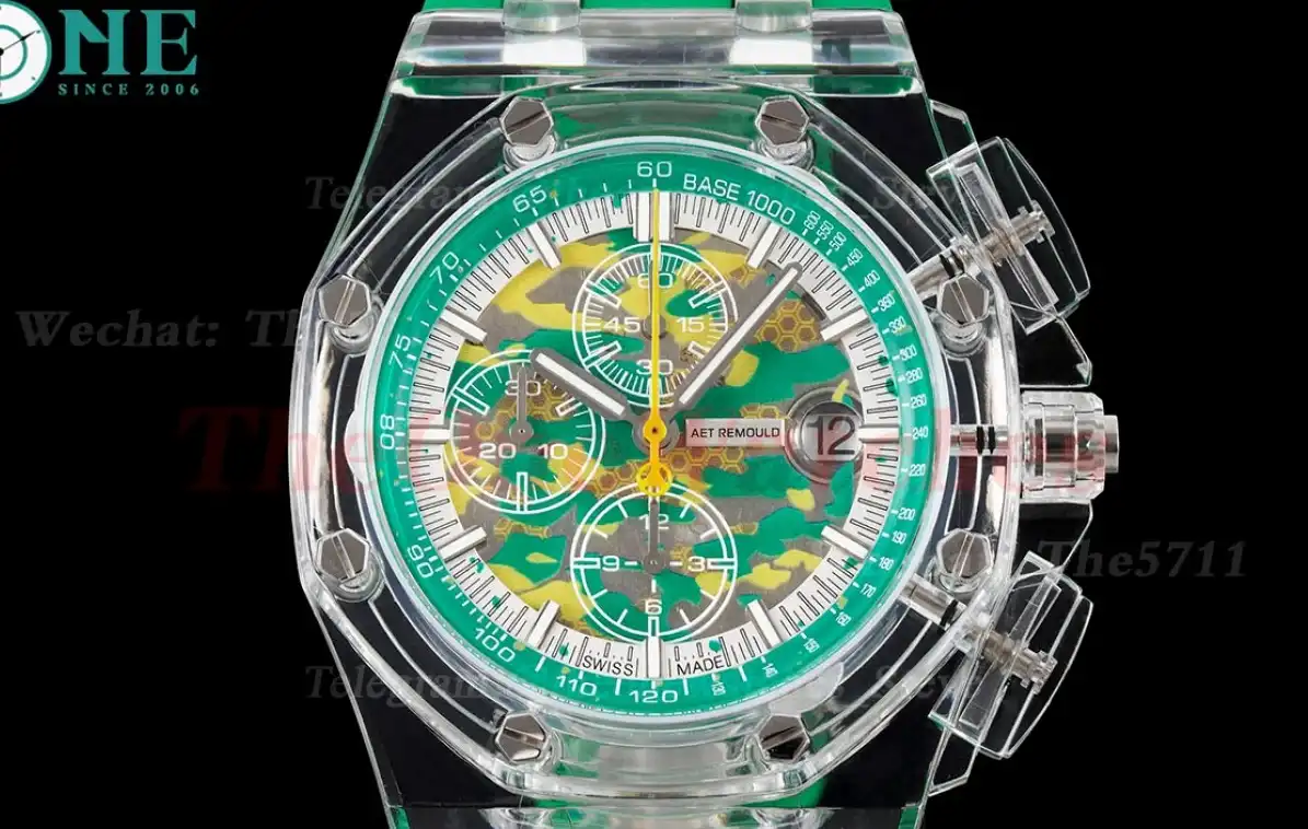 Royal Oak Offshore 44mm Acrylic RU Green APF V2 A3126