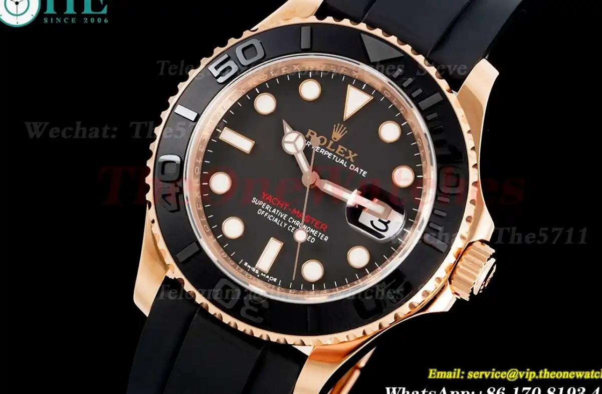 Yacht-Master 116655 40mm RG RU Black Dot VSF VS3135