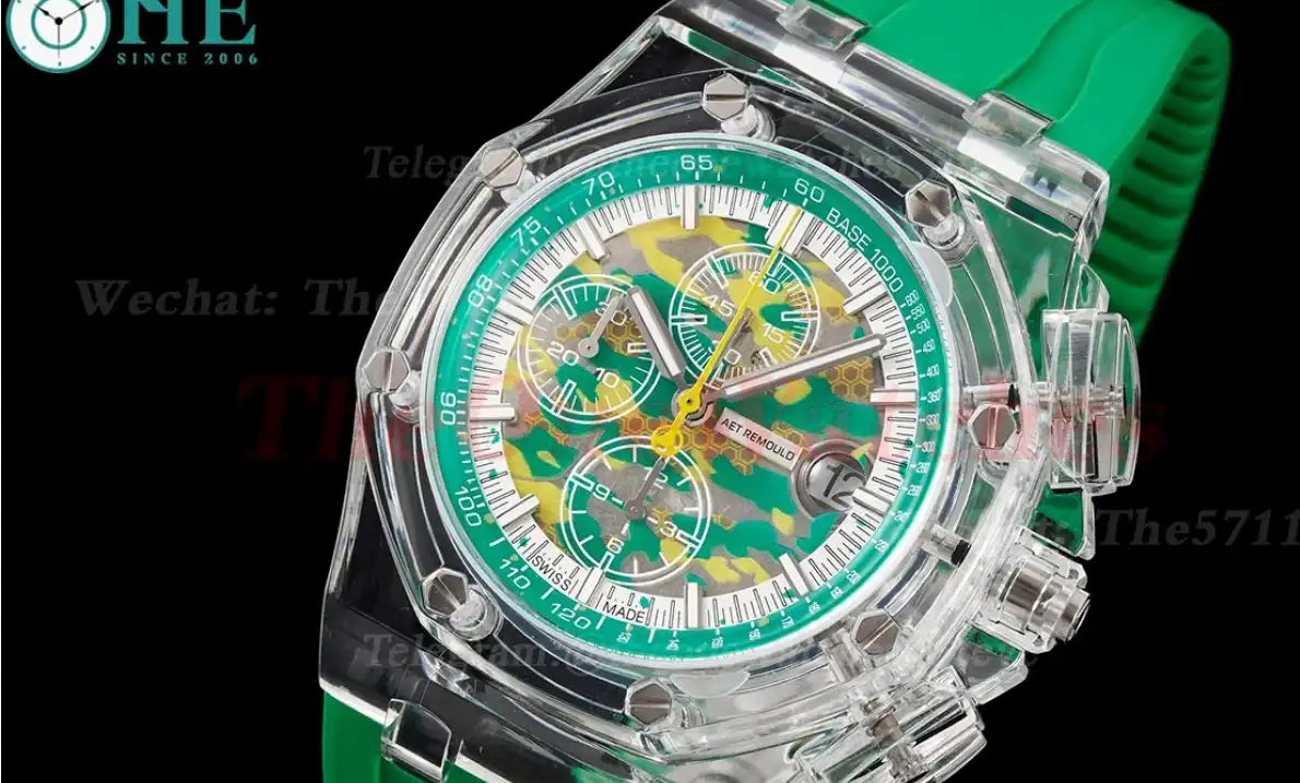 Royal Oak Offshore 44mm Acrylic RU Green APF V2 A3126