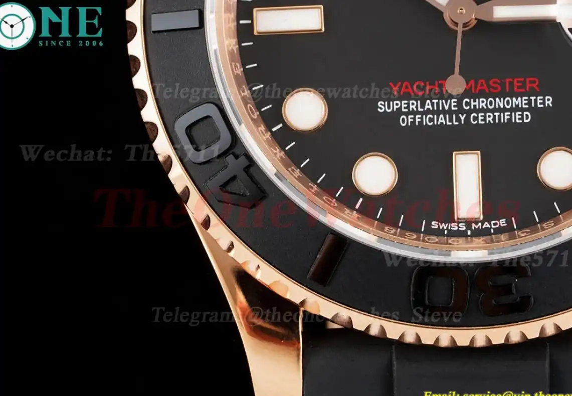 Yacht-Master 116655 40mm RG RU Black Dot VSF VS3135