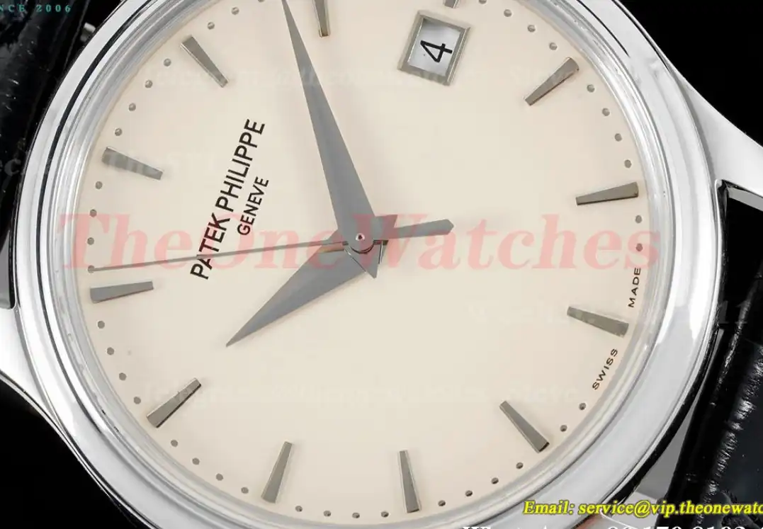 Calatrava Series Ref.5227 SS LE Lvory White 3KF V2 A324