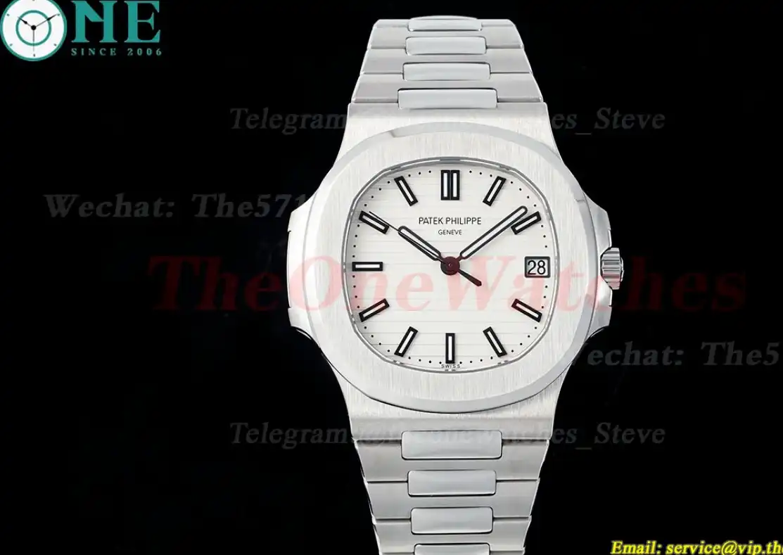 Nautilus 5711 40mm SS SS White Dial PPF V6 A330