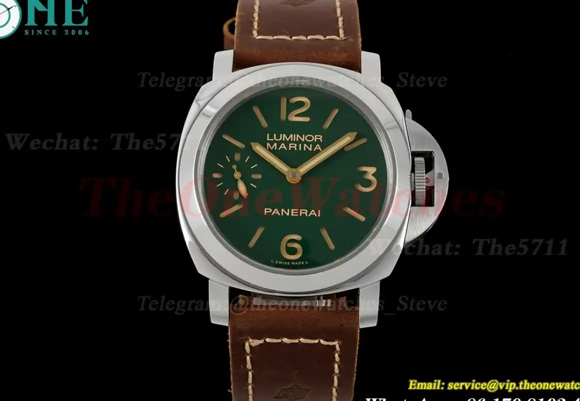 PAM911 Luminor Marina 44mm SS LE Green HWF A6497