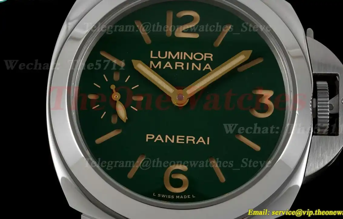 PAM911 Luminor Marina 44mm SS LE Green HWF A6497