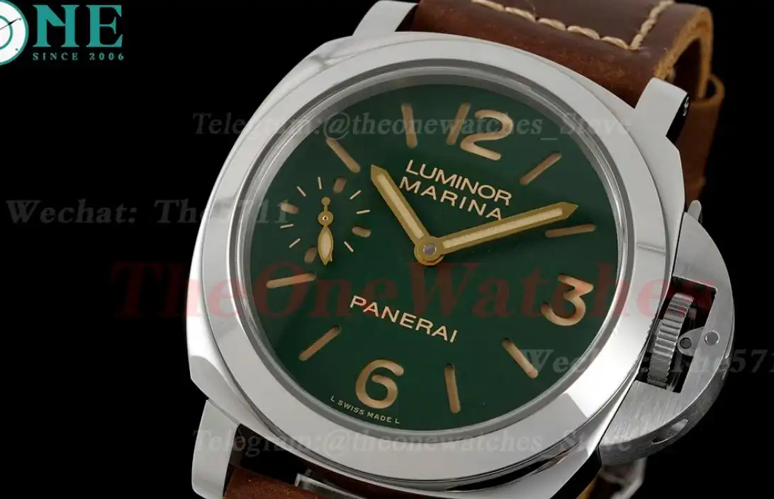 PAM911 Luminor Marina 44mm SS LE Green HWF A6497