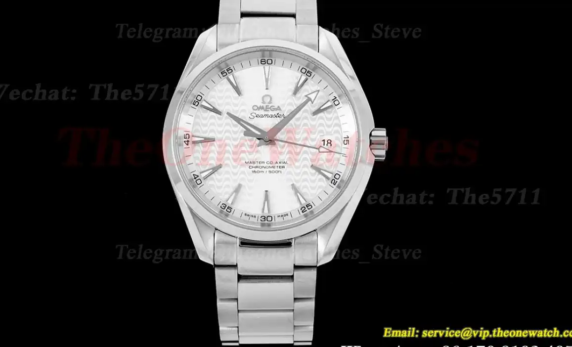 Aqua Terra 150m 41mm SS SS White Textured VSF A8500 Super Clone