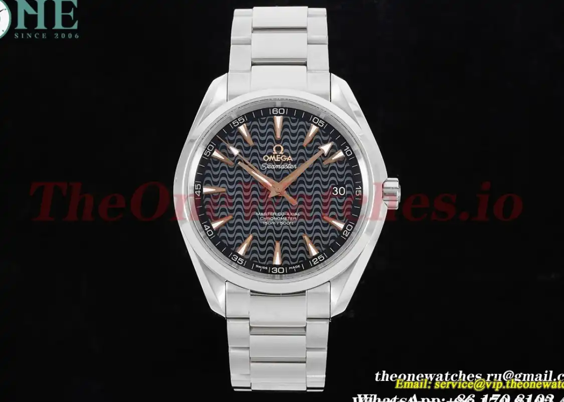 Omega - Aqua Terra 150m 41mm SS SS Wave VSF A8500 Super Clone