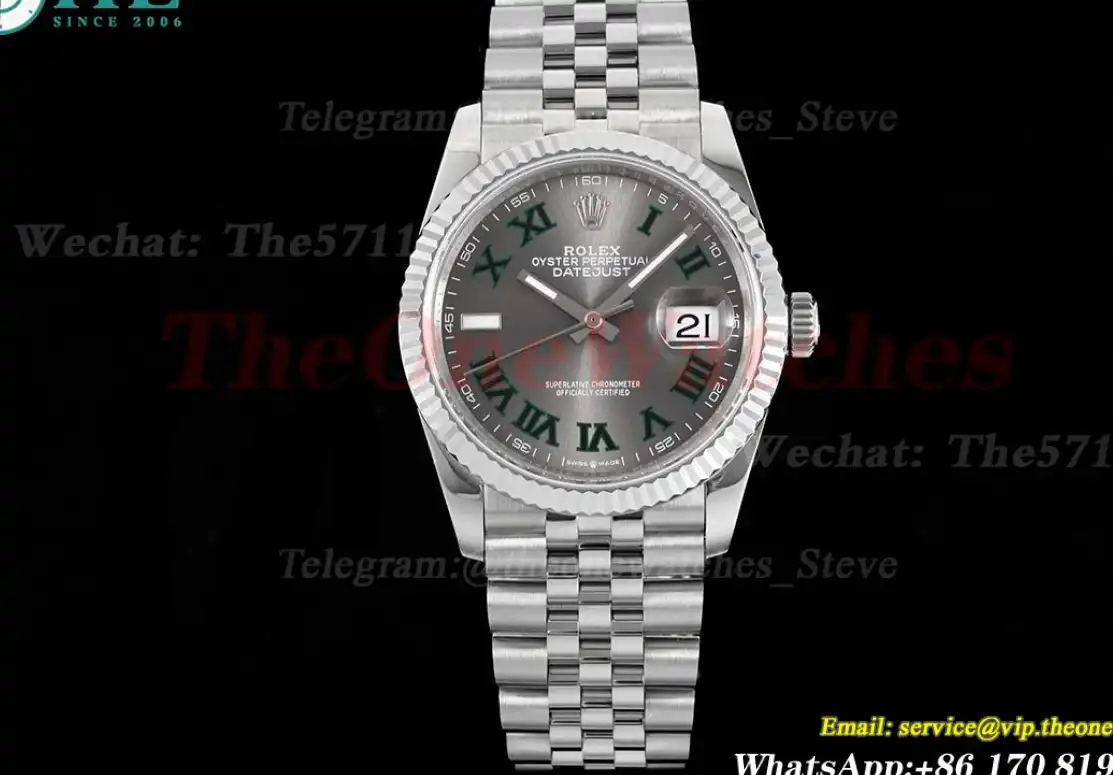 Datejust 126234 36mm Jub Grey Dia SS SS GMF VR3235