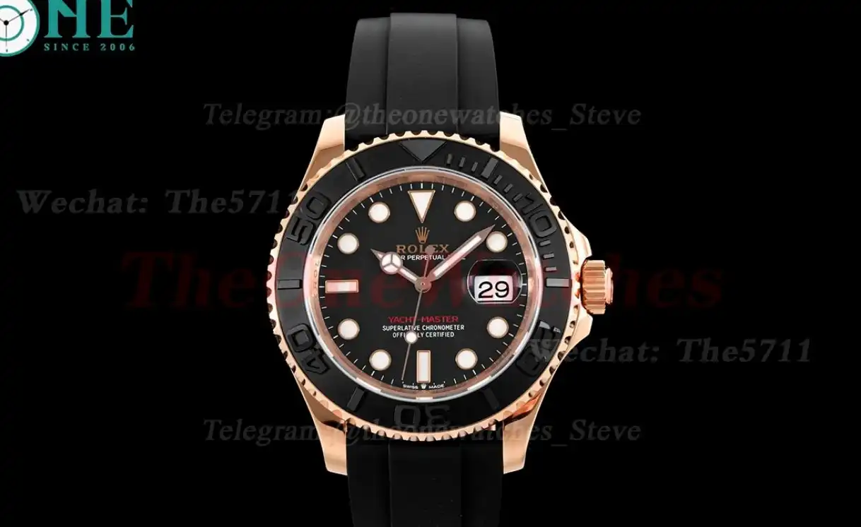 Yacht-Master 126655 40mm RG RU Black Dot VSF VS3235