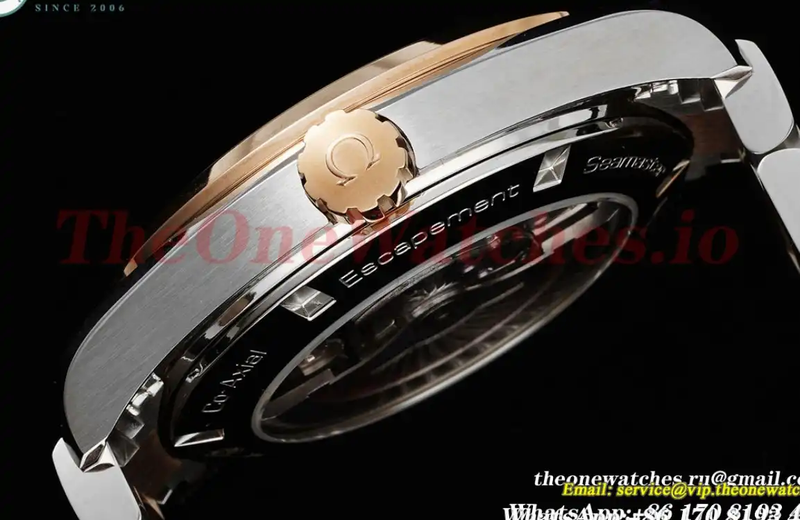 Omega - Aqua Terra 150M GMT 41mm RG SS Brown VSF V2 A8605 Super Clone