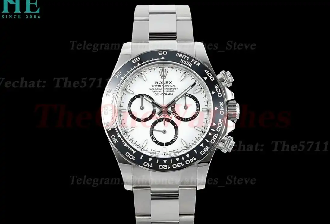 Daytona 126500LN 40mm SS SS White Dial Clean SH4131 Super Clone