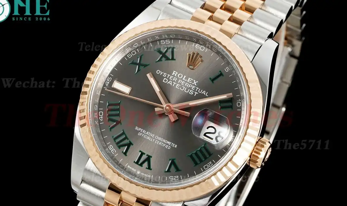 Datejust 126231 36mm Jub RG SS Grey Rmn Clean SH3235