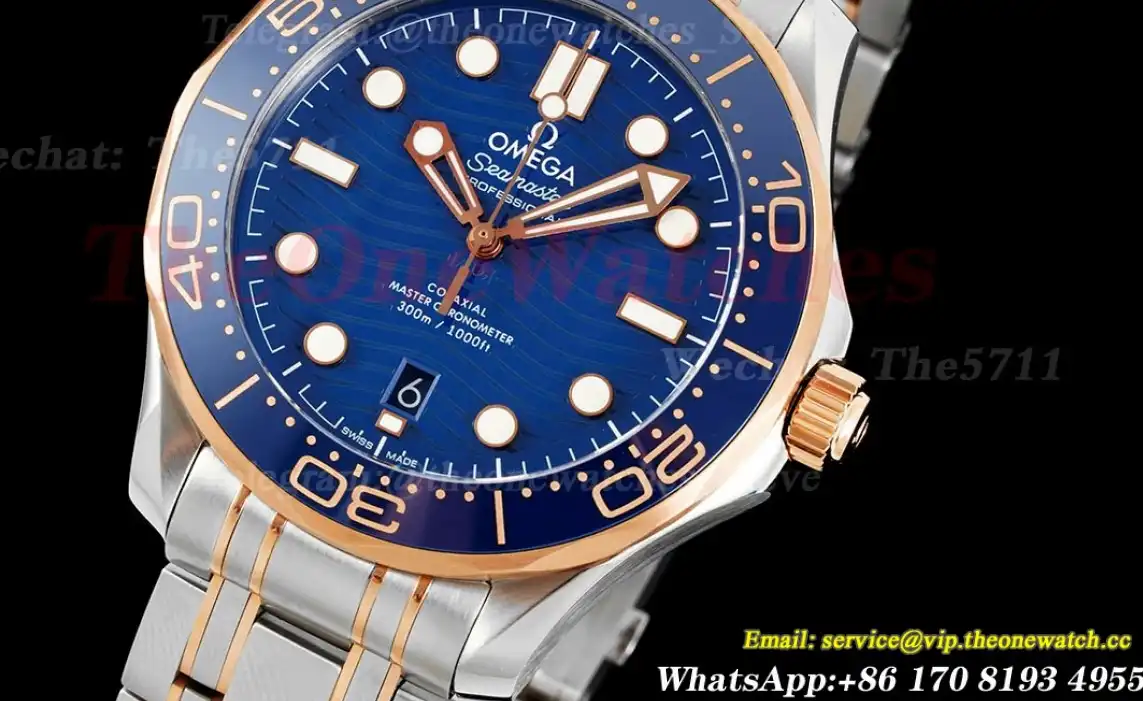 Seamaster 300m 42mm RG SS Blue VSF A8800