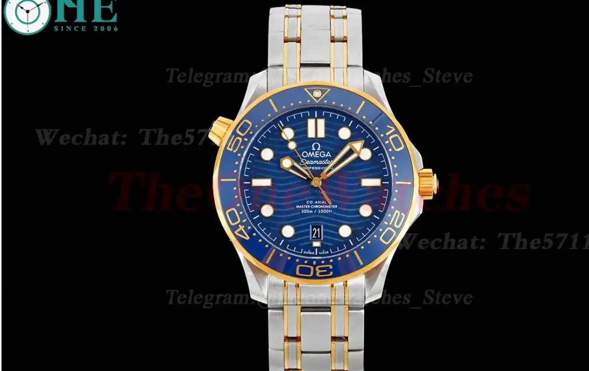 Seamaster Diver 42mm 300m YG SS Blue Dial VSF A8800