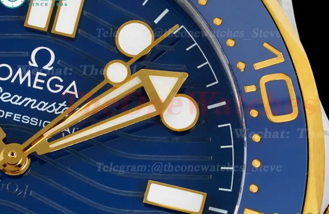 Seamaster Diver 42mm 300m YG SS Blue Dial VSF A8800