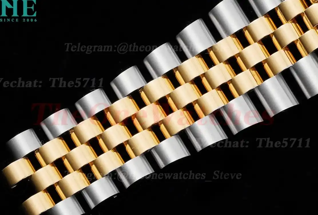 Datejust 126303 41mm Jubilee 904L SS YG Gold Textured Stk King VR3235