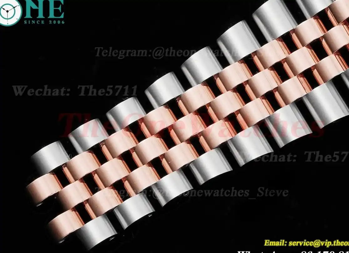 Datejust 126301 41mm Jubilee 904L SS RG Brown Stk King VR3235