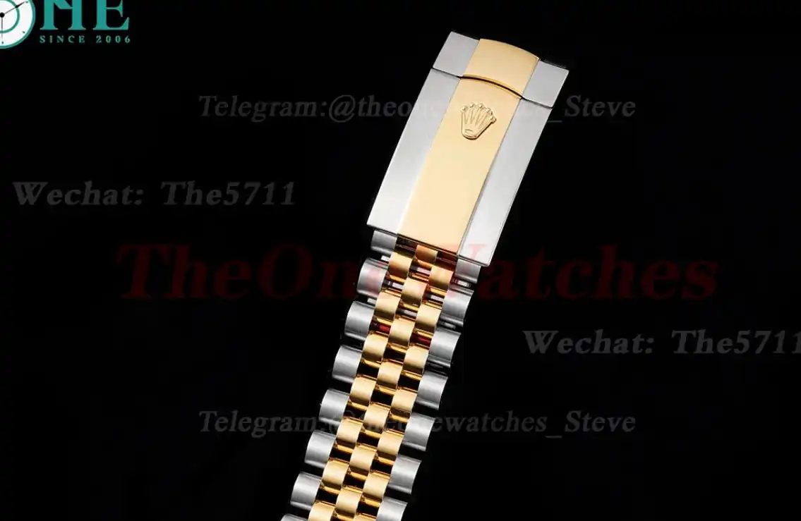 Datejust 126303 41mm Jubilee 904L SS YG Gold Textured Stk King VR3235