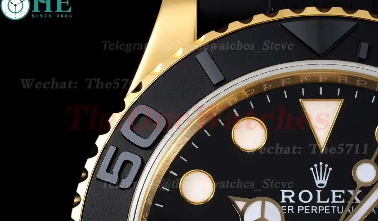 YachtMaster 226658 42mm YG RU Black Dot EWF A3235