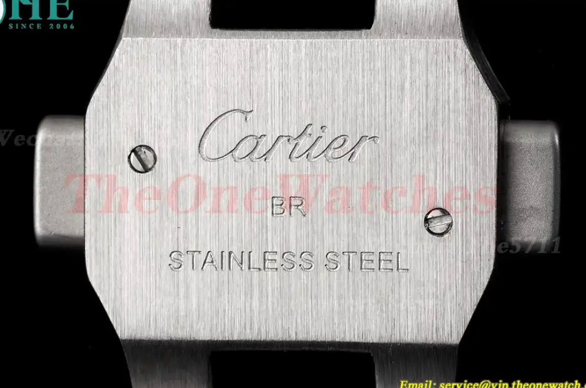 Santos De Cartier Mens XL 40mm SS SS Gray BVF 9019