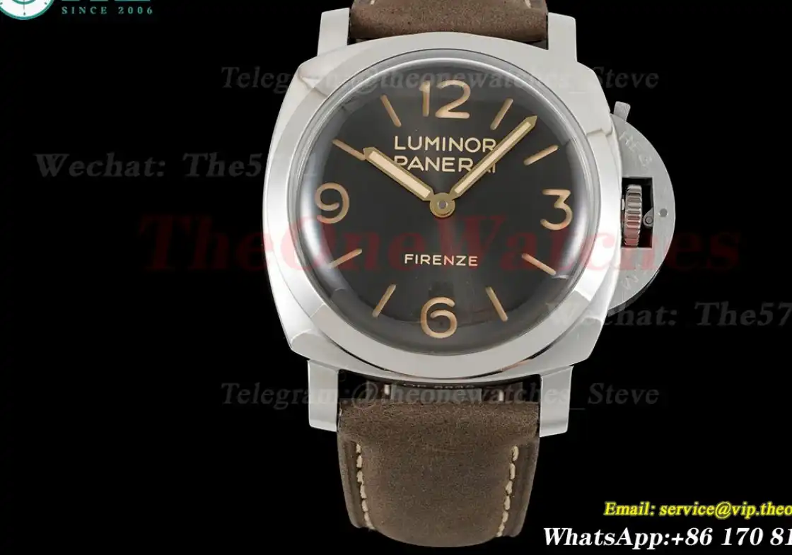 PAM605 Luminor Firenze RARE Anthracite 47mm Grey Dial SS LE HWF A3000